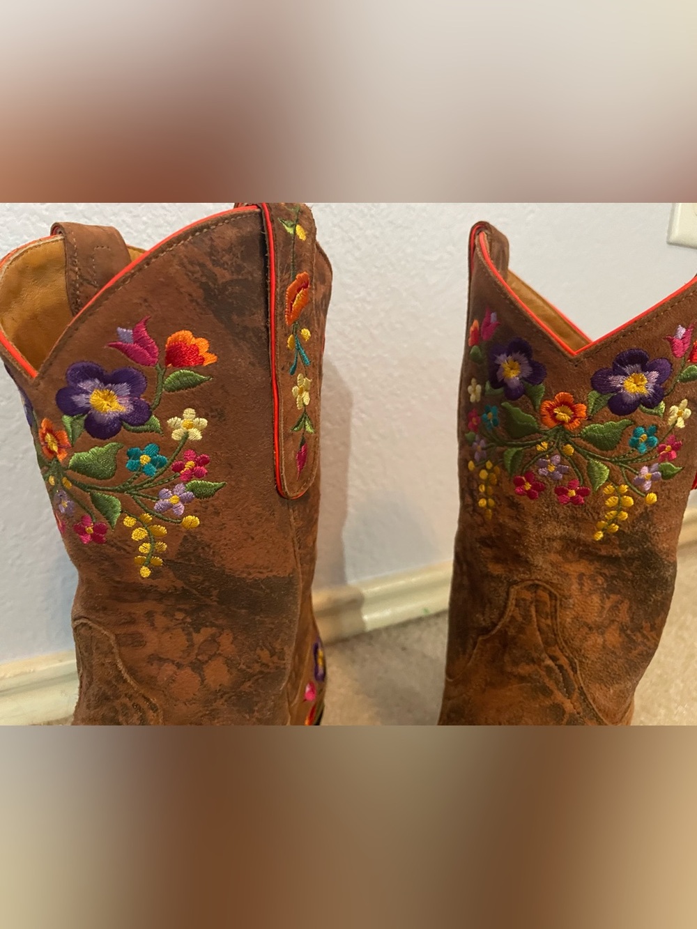 Floral Old Gringo sora boot - Picture 3 of 4